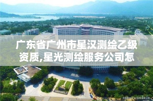 广东省广州市星汉测绘乙级资质,星光测绘服务公司怎么样