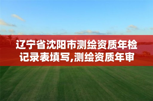 辽宁省沈阳市测绘资质年检记录表填写,测绘资质年审时间。