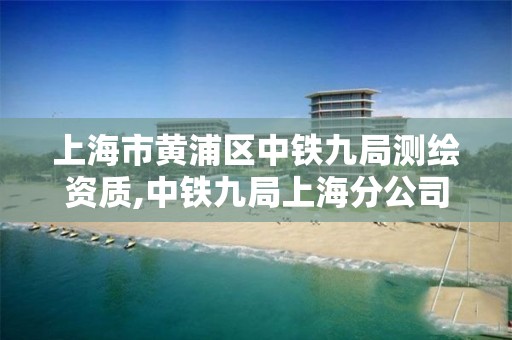 上海市黄浦区中铁九局测绘资质,中铁九局上海分公司