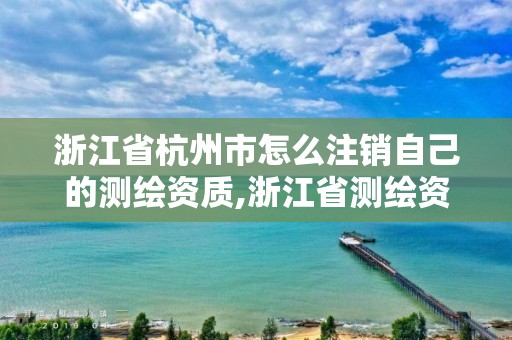 浙江省杭州市怎么注销自己的测绘资质,浙江省测绘资质申请需要什么条件。