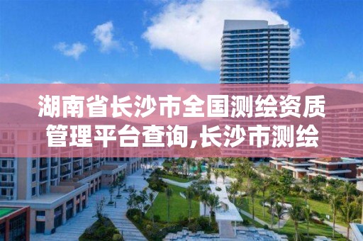 湖南省长沙市全国测绘资质管理平台查询,长沙市测绘院