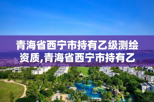 青海省西宁市持有乙级测绘资质,青海省西宁市持有乙级测绘资质的公司
