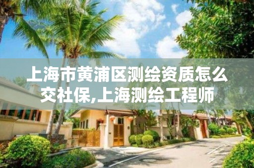 上海市黄浦区测绘资质怎么交社保,上海测绘工程师