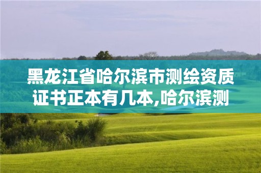 黑龙江省哈尔滨市测绘资质证书正本有几本,哈尔滨测绘院地址。 黑龙江省哈尔滨市测绘资质证书正本有几本,哈尔滨测绘院地址。