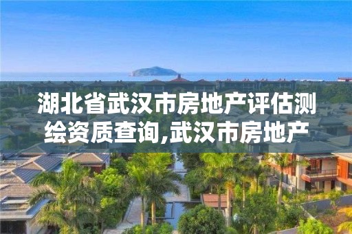 湖北省武汉市房地产评估测绘资质查询,武汉市房地产测绘中心。
