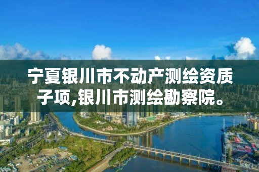 宁夏银川市不动产测绘资质子项,银川市测绘勘察院。