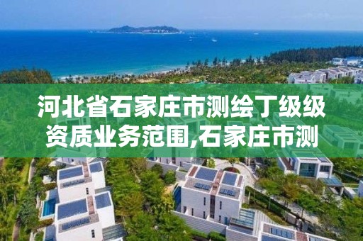 河北省石家庄市测绘丁级级资质业务范围,石家庄市测绘院。