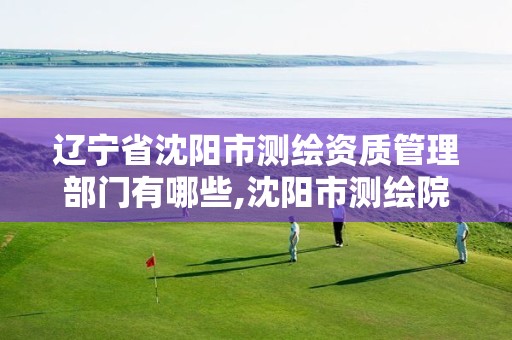 辽宁省沈阳市测绘资质管理部门有哪些,沈阳市测绘院是什么单位。