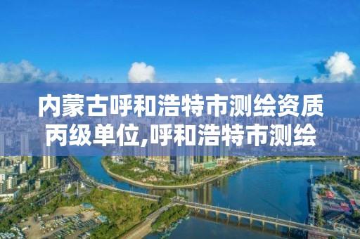 内蒙古呼和浩特市测绘资质丙级单位,呼和浩特市测绘公司有哪些