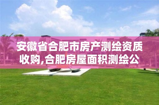 安徽省合肥市房产测绘资质收购,合肥房屋面积测绘公司。