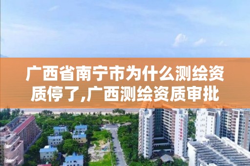 广西省南宁市为什么测绘资质停了,广西测绘资质审批和服务