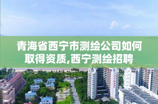 青海省西宁市测绘公司如何取得资质,西宁测绘招聘
