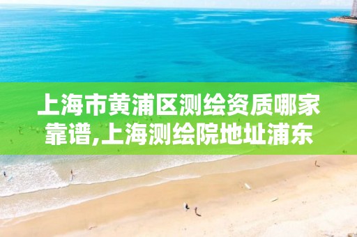 上海市黄浦区测绘资质哪家靠谱,上海测绘院地址浦东