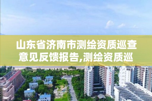 山东省济南市测绘资质巡查意见反馈报告,测绘资质巡查整改报告。