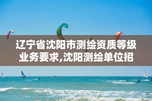 辽宁省沈阳市测绘资质等级业务要求,沈阳测绘单位招聘。