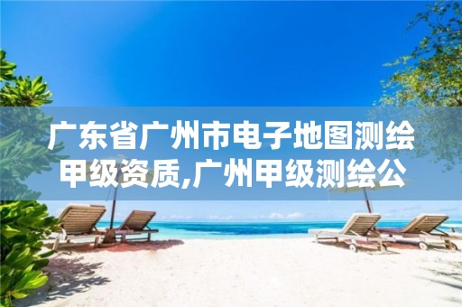 广东省广州市电子地图测绘甲级资质,广州甲级测绘公司