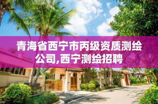 青海省西宁市丙级资质测绘公司,西宁测绘招聘