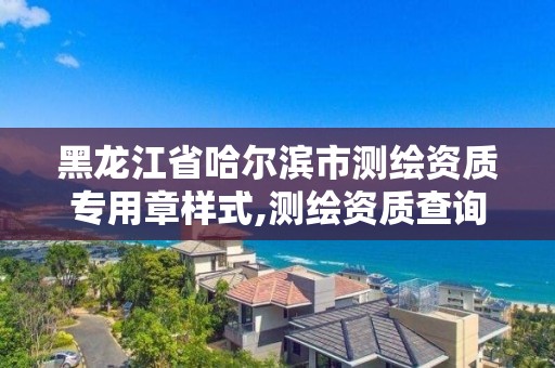 黑龙江省哈尔滨市测绘资质专用章样式,测绘资质查询 023dir