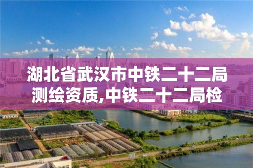 湖北省武汉市中铁二十二局测绘资质,中铁二十二局检测公司怎么样?。