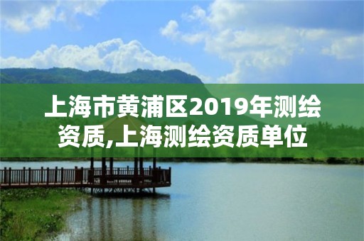 上海市黄浦区2019年测绘资质,上海测绘资质单位