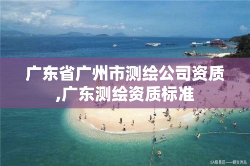 广东省广州市测绘公司资质,广东测绘资质标准