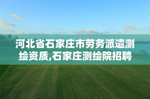 河北省石家庄市劳务派遣测绘资质,石家庄测绘院招聘