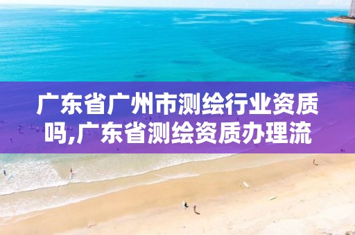 广东省广州市测绘行业资质吗,广东省测绘资质办理流程
