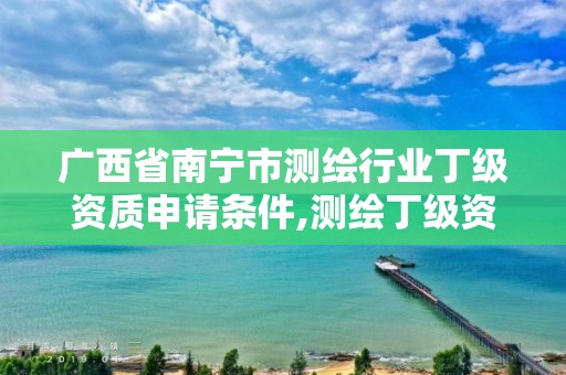 广西省南宁市测绘行业丁级资质申请条件,测绘丁级资质全套申请文件