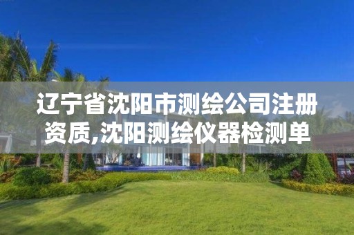 辽宁省沈阳市测绘公司注册资质,沈阳测绘仪器检测单位