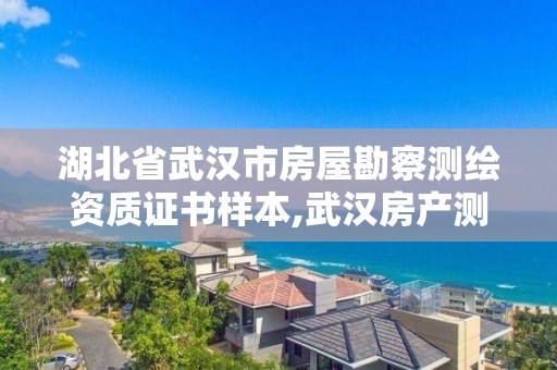 湖北省武汉市房屋勘察测绘资质证书样本,武汉房产测绘。