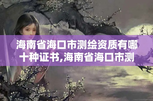 海南省海口市测绘资质有哪十种证书,海南省海口市测绘资质有哪十种证书的。