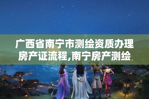 广西省南宁市测绘资质办理房产证流程,南宁房产测绘队。