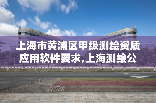 上海市黄浦区甲级测绘资质应用软件要求,上海测绘公司排名名单。