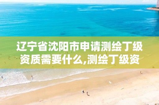 辽宁省沈阳市申请测绘丁级资质需要什么,测绘丁级资质条件。