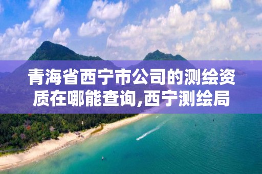 青海省西宁市公司的测绘资质在哪能查询,西宁测绘局位置。