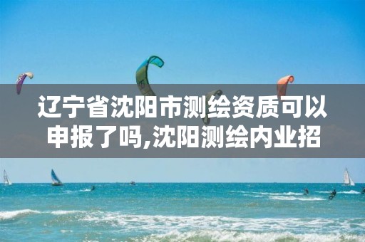 辽宁省沈阳市测绘资质可以申报了吗,沈阳测绘内业招聘信息。