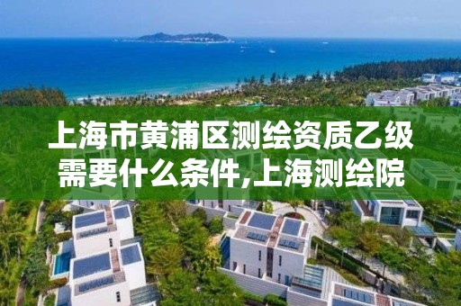 上海市黄浦区测绘资质乙级需要什么条件,上海测绘院 待遇。