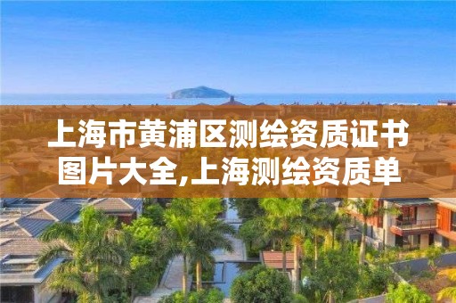 上海市黄浦区测绘资质证书图片大全,上海测绘资质单位。