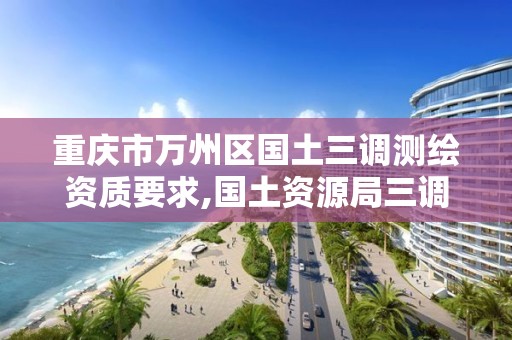 重庆市万州区国土三调测绘资质要求,国土资源局三调图纸公布。