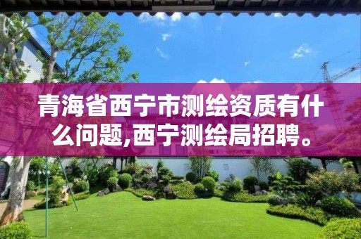 青海省西宁市测绘资质有什么问题,西宁测绘局招聘。 青海省西宁市测绘资质有什么问题,西宁测绘局招聘。