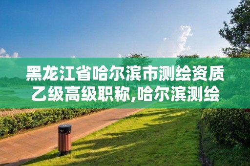 黑龙江省哈尔滨市测绘资质乙级高级职称,哈尔滨测绘勘察研究院怎么样。 黑龙江省哈尔滨市测绘资质乙级高级职称,哈尔滨测绘勘察研究院怎么样。