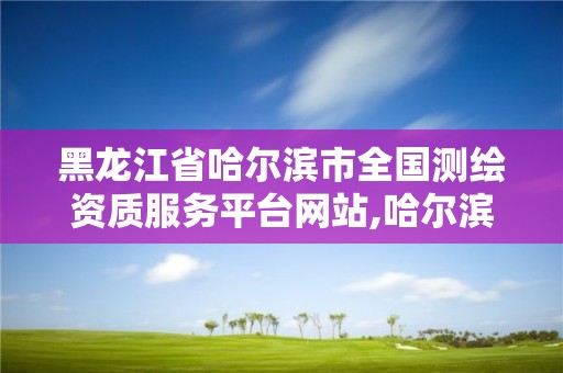 黑龙江省哈尔滨市全国测绘资质服务平台网站,哈尔滨测绘地理信息局。