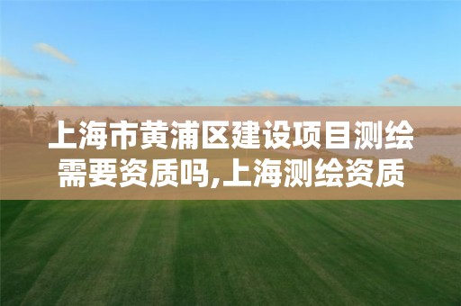 上海市黄浦区建设项目测绘需要资质吗,上海测绘资质单位。