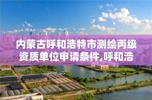 内蒙古呼和浩特市测绘丙级资质单位申请条件,呼和浩特市测绘公司有哪些。 内蒙古呼和浩特市测绘丙级资质单位申请条件,呼和浩特市测绘公司有哪些。