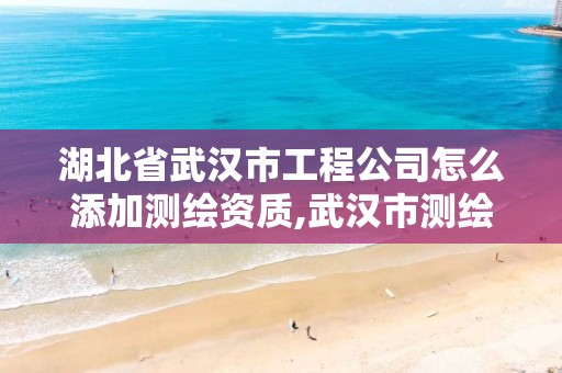湖北省武汉市工程公司怎么添加测绘资质,武汉市测绘工程技术规定。