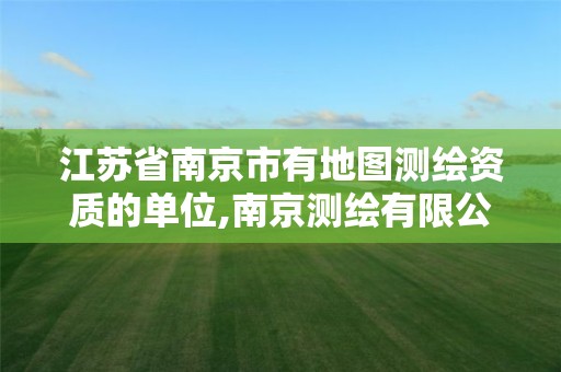 江苏省南京市有地图测绘资质的单位,南京测绘有限公司。