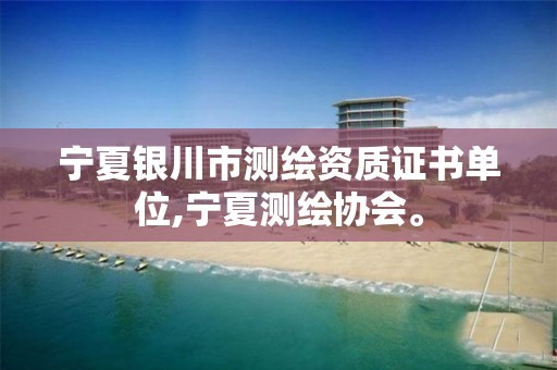 宁夏银川市测绘资质证书单位,宁夏测绘协会。
