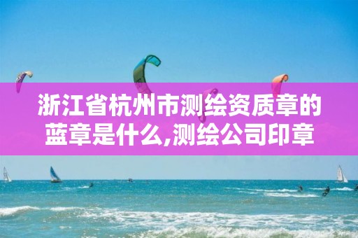 浙江省杭州市测绘资质章的蓝章是什么,测绘公司印章。
