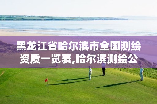 黑龙江省哈尔滨市全国测绘资质一览表,哈尔滨测绘公司招聘。