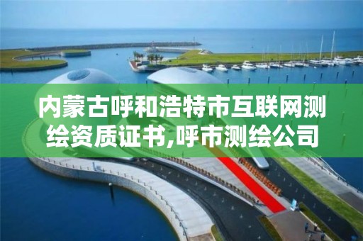 内蒙古呼和浩特市互联网测绘资质证书,呼市测绘公司。